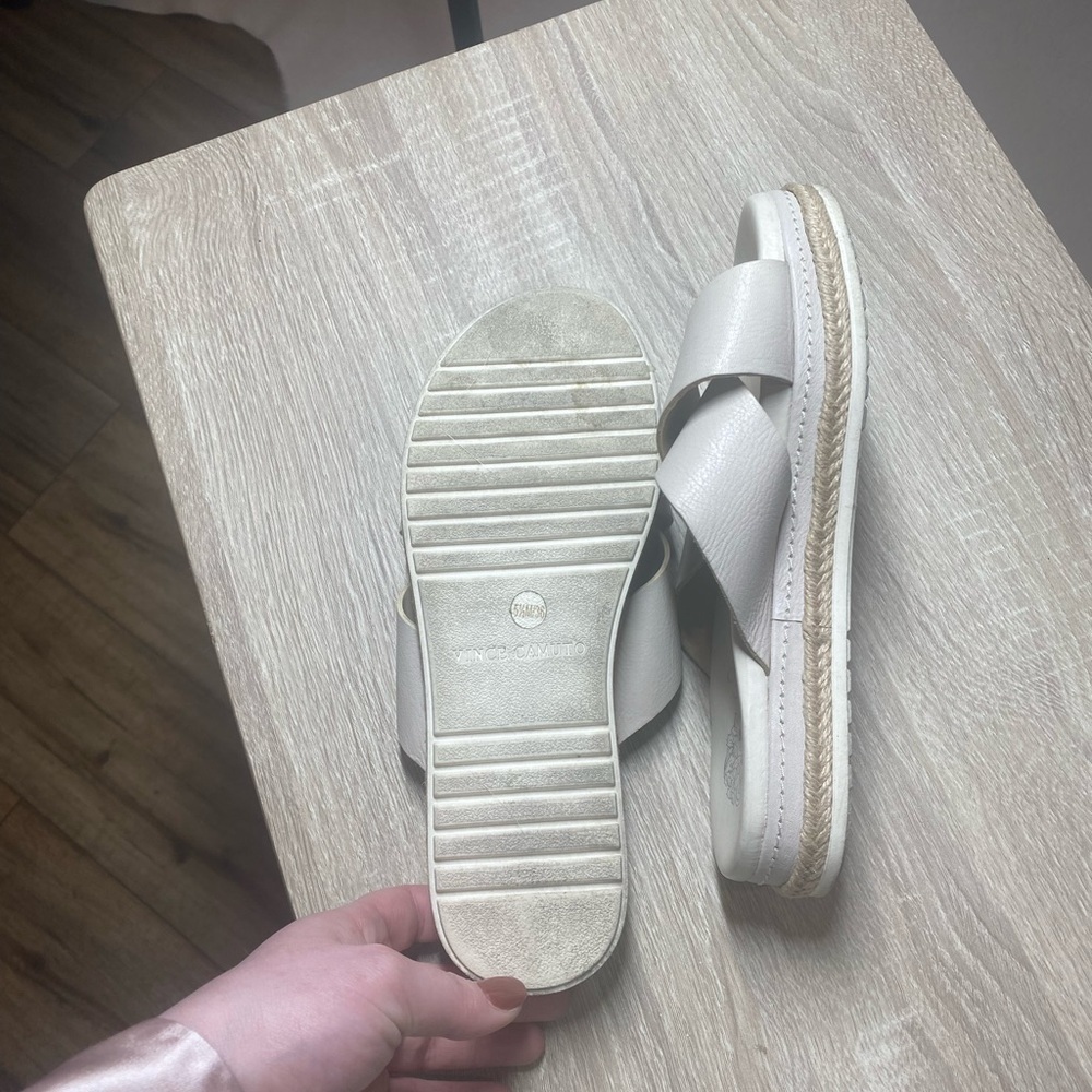 Vince Camuto Rickert slide leather sandal - Picture 8 of 9
